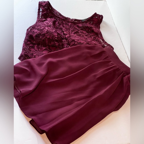 Jodi Kristopher Glitter Dress Two Piece size 5 - Picture 2 of 13